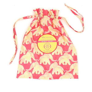 ELEPHANTS PINK Night Shirt: XL