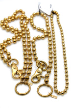 Load image into Gallery viewer, Plain Convertible Gold Chain Necklace