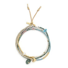 Load image into Gallery viewer, Mixed Media Wrap Bracelet/Necklace - Transformation/African
