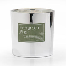 Load image into Gallery viewer, Evergreen Pine 2 Wick 20 oz. Mercury Lidded Candle