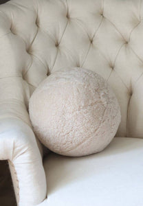 Sheepskin Ball Swedish Moonlight Cream | Cushion Ball