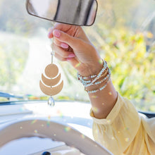 Load image into Gallery viewer, Stone Wrap Bracelet/Necklace - Blue Lace Agate/Silver