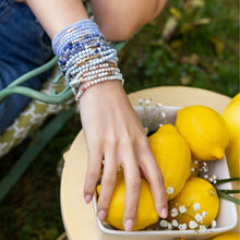 Load image into Gallery viewer, Stone Wrap Bracelet/Necklace - Blue Lace Agate/Silver