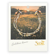 Load image into Gallery viewer, Mixed Media Bracelet - Joy/Dalmatian Jasper/Gold