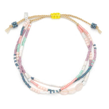 Load image into Gallery viewer, Mixed Media Bracelet - Heart/Rose Quartz/Silver