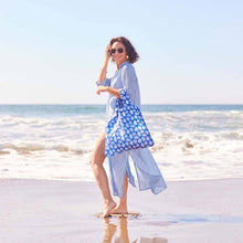 Load image into Gallery viewer, CLAMSHELLS NAVY blu Bag Reusable Shopper Tote