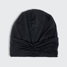 Load image into Gallery viewer, Black Sleep Beanie with Satin Lining