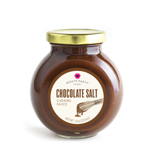 Mouth Party Chocolate Sea Salt Caramel Sauce 12oz