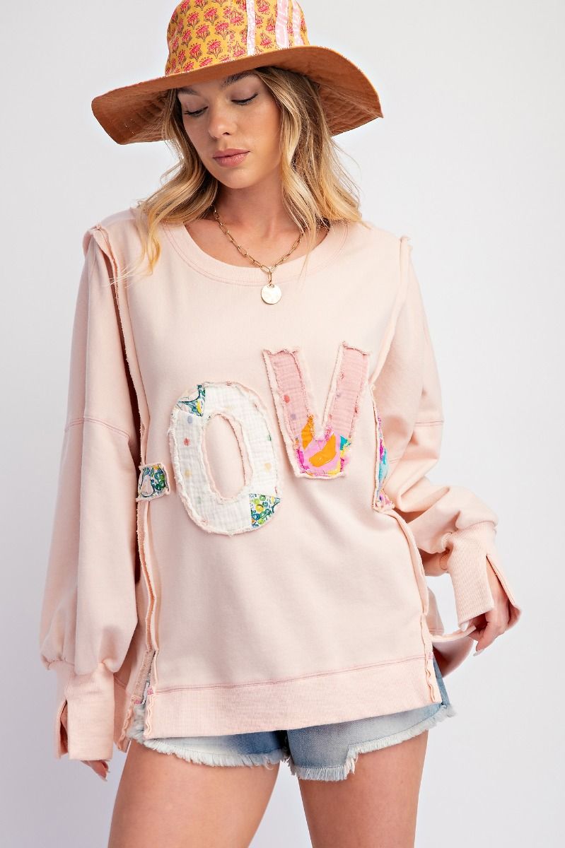 Love Patch Softest Pullover