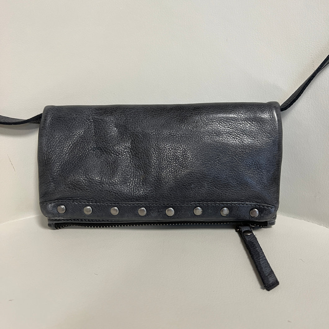 Stud Wallet/Crossbody Charcoal