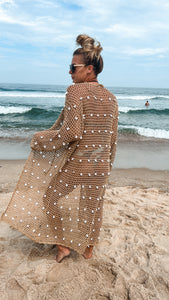 Mocha Beach Cardigan