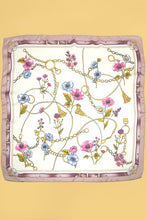 Load image into Gallery viewer, Floral Square Scarf