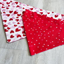 Load image into Gallery viewer, Valentines Reversible Over-the-Collar Bandana