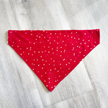 Load image into Gallery viewer, Valentines Reversible Over-the-Collar Bandana