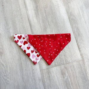 Valentines Reversible Over-the-Collar Bandana