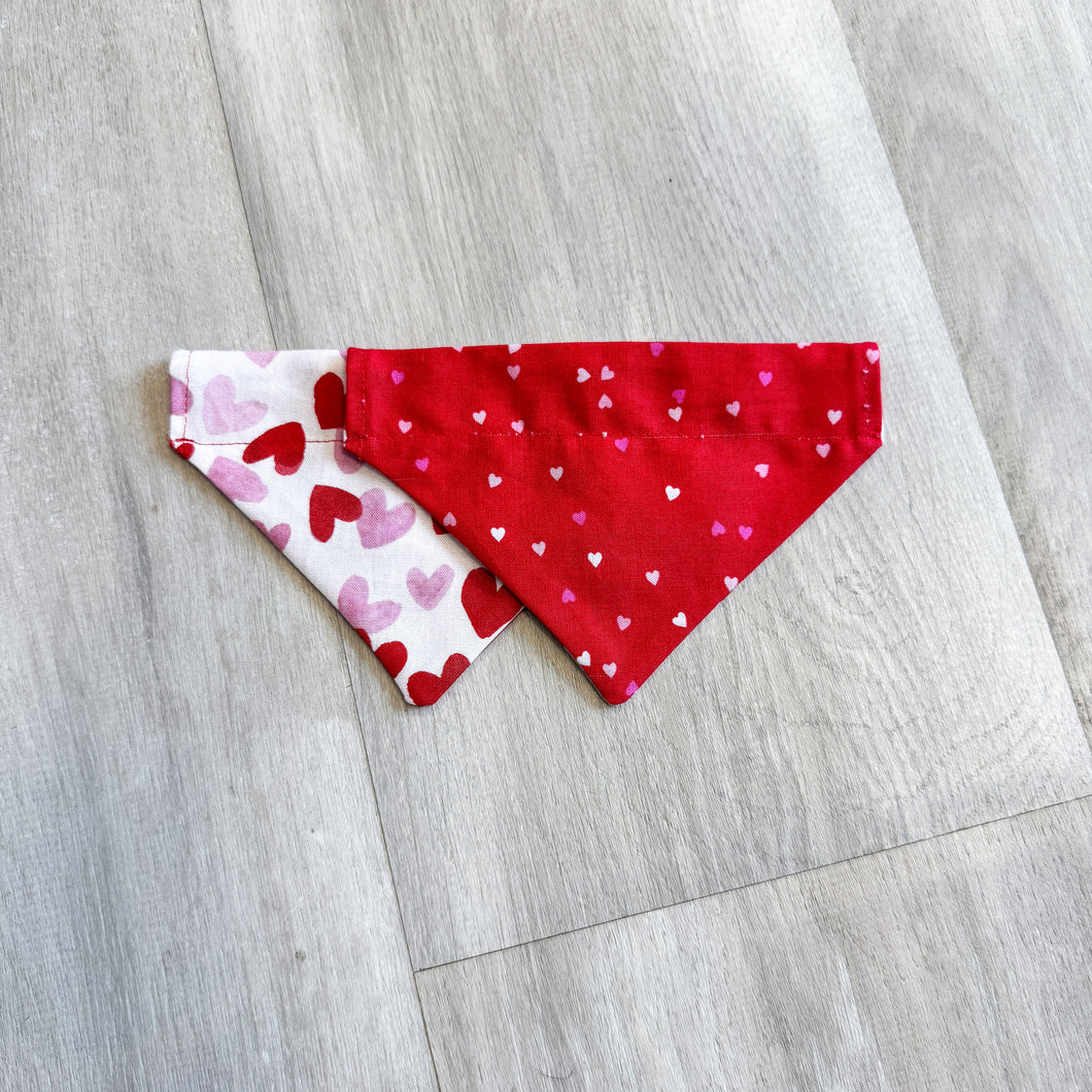 Valentines Reversible Over-the-Collar Bandana