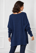 Load image into Gallery viewer, Relaxed V-Neck Pocket Knit Sweater