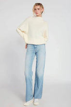 Load image into Gallery viewer, Mockneck Batwing Sleeves Sweater