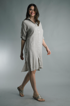 Load image into Gallery viewer, Button Down Flowy Linen Dress