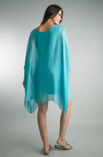 Load image into Gallery viewer, Flowy Silk Shift Tunic Dress