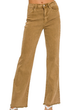 Load image into Gallery viewer, Acid Washed Camel Jeans