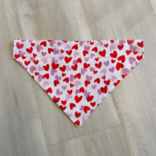 Load image into Gallery viewer, Valentines Reversible Over-the-Collar Bandana