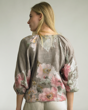Load image into Gallery viewer, Floral Linen Jacket