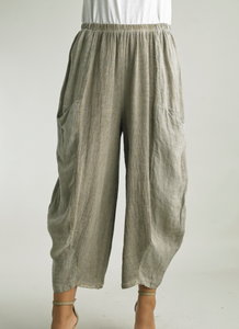 Linen Balloon Pants