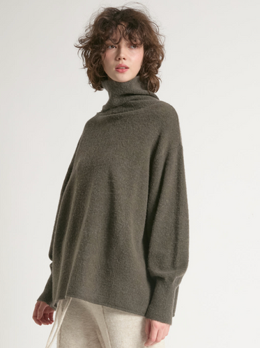 Slouch Turtleneck Sweater