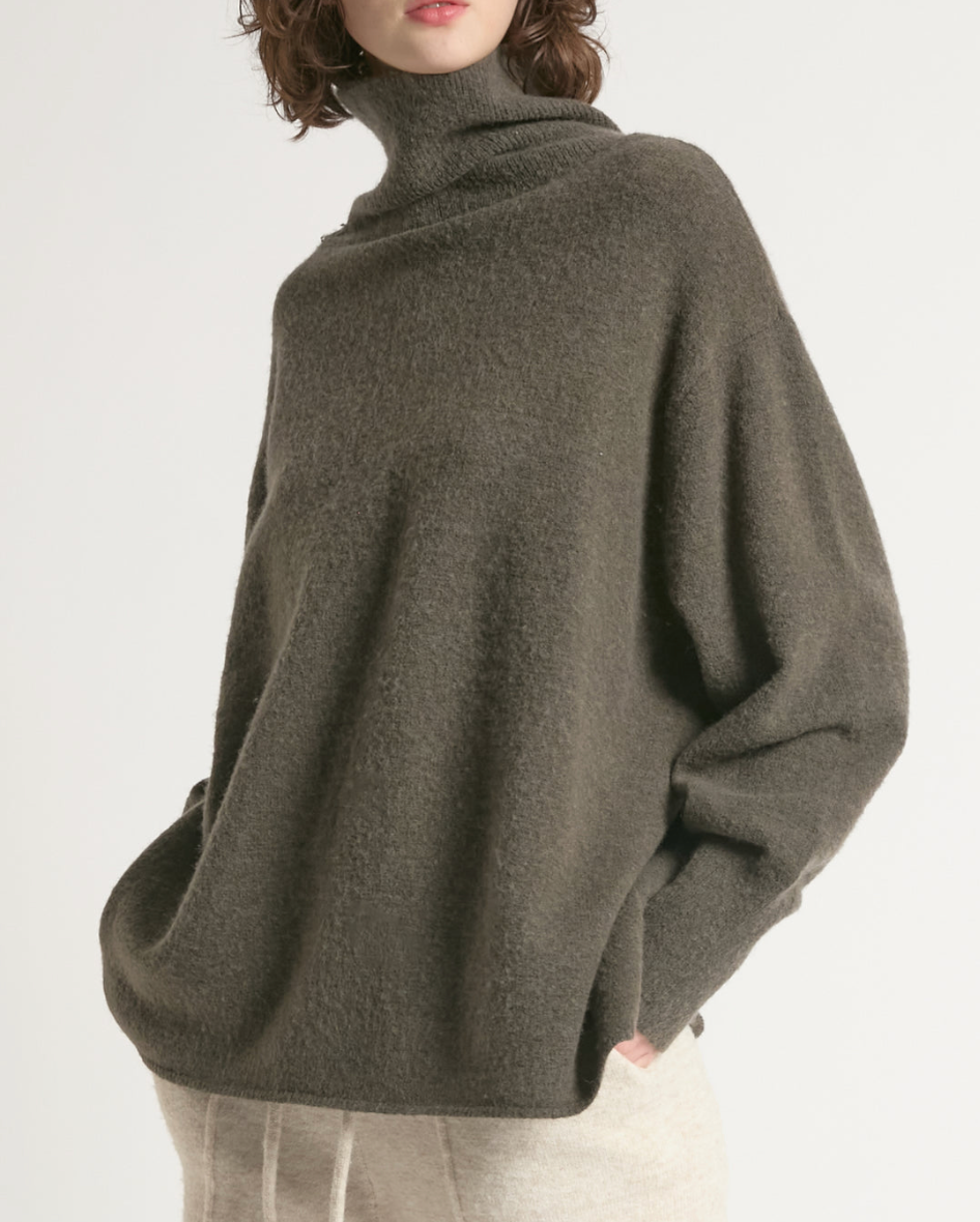 Slouch Turtleneck Sweater