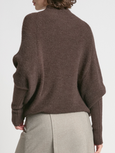 Load image into Gallery viewer, Mockneck Batwing Sleeves Sweater