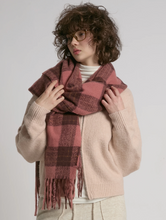 Load image into Gallery viewer, Rosewood Check Scarf