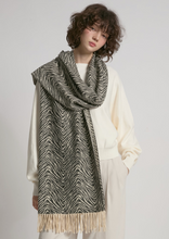 Load image into Gallery viewer, Zebra Print Woven Scarf