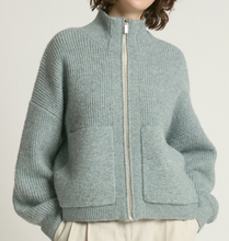 Load image into Gallery viewer, Bomber Zip Cardigan