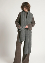 Load image into Gallery viewer, Wool Blend Rib Knit Scarf