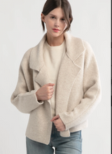 Load image into Gallery viewer, Flap Collar Crop Cardigan