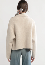 Load image into Gallery viewer, Flap Collar Crop Cardigan