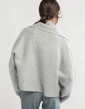 Load image into Gallery viewer, Flap Collar Crop Cardigan