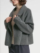 Load image into Gallery viewer, Flap Collar Crop Cardigan