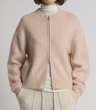 Load image into Gallery viewer, Crop Zip-up Cardigan