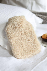 Hot Water Bottle Cover Swedish Moonlight Cream | 0.8L Medium by Owen Barry