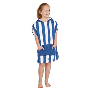 Dock & Bay Kids Poncho - Cabana - Whitsunday Blue: Age 2 to 4