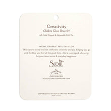 Load image into Gallery viewer, Chakra Glow Bracelet - Creativity/Sacral/Gold