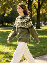 Load image into Gallery viewer, Jacquard Knit Sweater