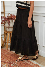 Load image into Gallery viewer, 100% Linen Skirt REF. 8348: TOBACCO