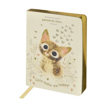 Load image into Gallery viewer, A6 Vegan Leather  Daily Planner Planner - Kitten