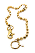 Load image into Gallery viewer, Plain Convertible Gold Chain Necklace