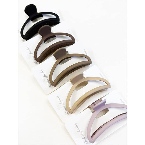 Minimalist Half Moon Claw Clip