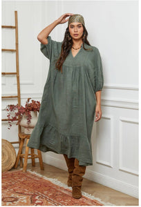 Classic Linen Dress