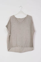 Load image into Gallery viewer, Short Sleeve Linen Top